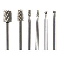 1-5Set Carbide Burr Set Wood Carving Accessories DIY Rotary Burr Set with 1/8 Shank for Woodworking Engraving Drilling for Cut