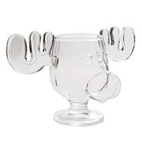 200ml Glass Cup for Tiki Creative Elk Cute Reindeer Mug Wine Beer Water Juice Milk Glasses Drinkware Shot Cups Christmas Gift 201-300ml