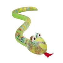 80/120/160CM Long Snake Cute Cartoon Simulation Big Eyes Snake Soft Plush Toy Stuffed Creative Party Decor Birthday Gift 80CM žalia