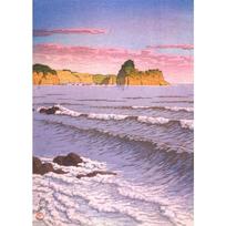 Kawase Hasui Artwork Posters and Prints Retro Japanese Landscapes Canvas Painting Wall Art  Picture for Room Office Decoration 21cm×30cm NoFrame