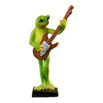 Dervos Varlių Muzikanto Statula Animacinis Gyvūno Figūrėlė Skulptūra Namų Biuro Stalviršio Dekoracijoms ir Meninis Ornamentas D