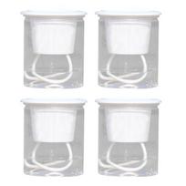 4 Set Flower Pot Save Time Power-saving Automatic Water-Absorbing Basin white