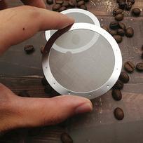 Metalinis filtras Ultra Fine nerūdijančio plieno kavos filtras Pro daugkartinio naudojimo aeropress gray