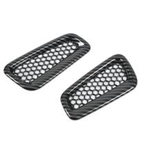 2pcs Dash Side Air Vent Cover Carbon Fiber Style ABS Wearproof Replacement for Civic 11th 2022