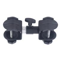 Aluminum Alloy Tripod Umbrella Holder Waterproof Camera Tripod Umbrella Clip Bracket Stand Clamp black