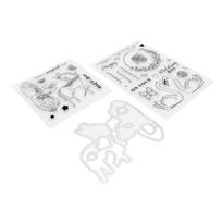 Clear Stamp Transparent Carving Block Valentine s Day Style Reusable for DIY Crafting