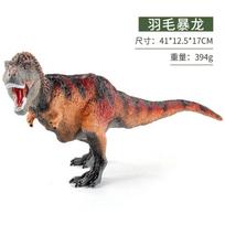 Jurassic Dinosaur World Cotton-Filled Toy Large Rex, Tyrannosaurus Soft Rubber Dinosaur Model