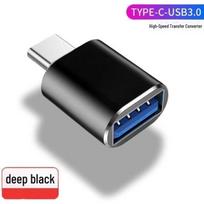 USB į Type-C OTG adapteris, skirtas Apple, Android, Huawei, Xiaomi įrenginiams ir USB atmintinėms juoda