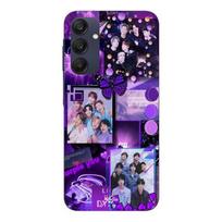 Case for Samsung galaxy A25 BTS concept purple Maniacase violetinė