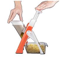 Vegetable Cutter, Food Chopper, Dicer Fruit, French Fry, SS #420 ABS AS,Mandoline Slicer, Kitchen Accessories,Home Gadgets, JS01 oranžinė