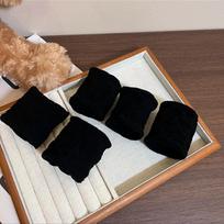 5PCS widened jacquard hair loop tied with ponytail without damaging hair, high elasticity without hair tie, rubber band headband