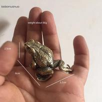 Masyvios žalvarinės rupūžės figūrėlės Miniatiūros Arbata Naminių gyvūnėlių stalas Žaislas Ornamentas Dekoracija Amatai Priedai Laimingas varis Gyvūnų statulos Dekoras