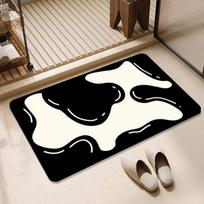 Bathroom absorbent mat, diatom mud, non-slip and dirt-resistant floor mat, bathroom floor mat, toilet door leave-in carpet 40X60cm 15.7X23.6in