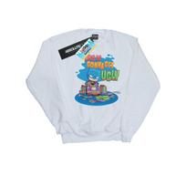DC Comics Mens Super Friends Batman Joker Christmas Jumper Sweatshirt XXL balta