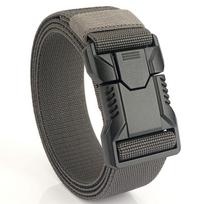 New Aluminum Alloy Quick Release Pluggable Buckle Elastic Belts for Men Durable Tactical Belt Cowboy Outdoor Army Belt Hunting 125cm