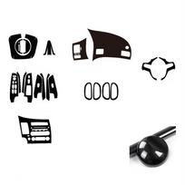 For Honda Civic 2006-2011 5D Carbon Fiber Look Pattern Car Interior Decals Trim