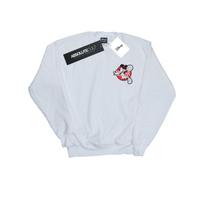 Disney Mens Mickey Mouse Dunking Sweatshirt S balta