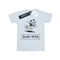 Disney Mens Mickey Mouse Skating T-Shirt S balta