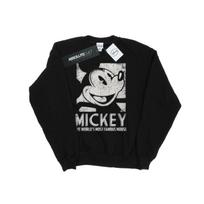Disney Womens/Ladies Mickey Mouse Most Famous Sweatshirt M juoda