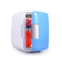 4L/6L Mini Car Mirror Refrigerator Portable Car Home Dual Use Small Fridge Dormitory Cosmetic Storage Freezer