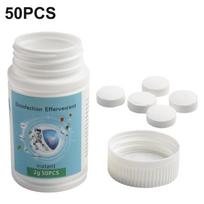 Clean Cleaning Tablet 50 vnt. Daugiafunkcinės Baltos Baseino, SPA Aukštos Kokybės blue