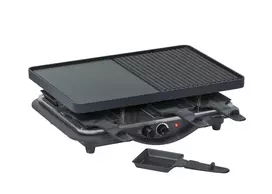 Raclette grilis Steba RC 28 8 asmenims 1400 W juodas chromuotas