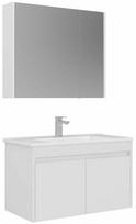 Vonios kambario baldų komplektas Kalune Design Arno 85-789, balta sp., 45 cm x 85 cm x 52 cm