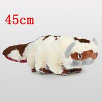 45–55 cm Anime Avataras Paskutinysis Airbender Appa pliušiniai žaislai Avatar Appa Momo pliušiniai minkšti kimšiniai gyvūnai Žaislų dovanos vaikams, vaikams beige