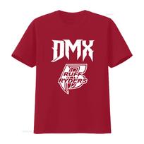 DMX Ruff Ryders T Shirt Stylish Print for Hip Hop Fans vintage Washed Slightly homme Versatile streetwear Casual fashion S white