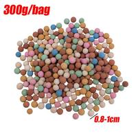300g/bag Colorful Ceramic Pebbles for Aquarium Tank Hydroponic Plants Greenery Succulents Bonsai Decoration Cover Stones 0.8-1cm