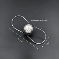 Stainless Steel Espresso Chilling Ball - Quick Cooling Ball for Espresso Machines Essential Accessory for Baristas Coffee Lovers sidabras