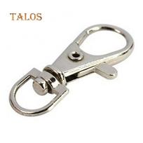 10Pcs 38mm Metal Lobster Claw Swivel Clasps Key Ring for Jewelry Making Parts Suspension Trinket gray