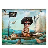 Full 5D Diy Diamond Painting Pirate Ship Diamond Embroidery Full Lay Cross Stitch Home Decor Handmade Gift 20x30cm
