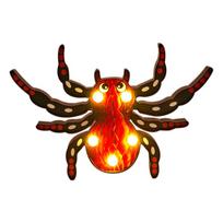 LEDs P-umpkin Design Night Light Desk Beside Lamp 2*AA Batterys Powered Operated (Batteries Not spider type 2 black