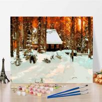 Drobė „pasidaryk pats“ tapyba pagal numerius Namų dekoravimo numeriai Aliejinė tapyba Menas Skaitmeninė aliejinė tapyba 40x50cm no frame
