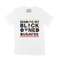 Ultrabasic Vyriški marškinėliai BLM marškinėliai „Minding My Black Owned Business Vintage Tee“ marškinėliai, 2020 m. XS balta