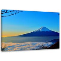 Canvas print, Mount Fuji in blue 60x40 mėlyna