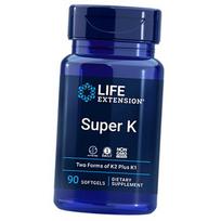 Super Vitaminas K, Super K, Life Extension 90gelcaps (36346004) 90softgels