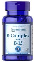 „Puritan's Pride“ – vitaminų B kompleksas ir vitaminas B-12, 90 tablečių 90 Tabs