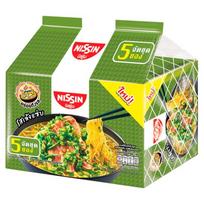 Nissin Instant Noodles Leng Sabb Pork Flavour 60 g. x 5 / 10 / 15 / 20 pcs 60 g. x 5 pcs