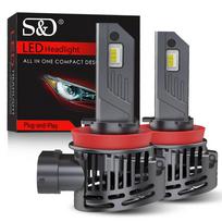 2vnt 40000LM H7 LED priekinis žibintas Canbus H8 H11 9005 HB3 9006 HB4 9012 Hir2 Led lempos 4060 CSP tolimųjų artimųjų šviesų automobilių lemputės 120W 12V 6500K automatinis priekinis žibintas H7