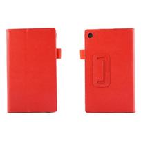 Skirta Kindle Fire HD 8 2020, HD8 2017, HD8 2020 plius 8 colių planšetinio kompiuterio dėklo laikiklis sulankstomas stovas Flip Fashion odinis dangtelis HD8 2020 2022 raudona