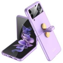 For Samsung Z Flip 4 Anti -Scratch Lens Glass Film Cover Case For Samsung Galaxy Z Flip 4 Flip4 Zflip4 Accessories for samsung Z Flip 4 violetinė