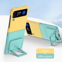 Anti-Drop Hybrid Color Slim Fashion sulankstomas dėklas, skirtas Samsung Galaxy Z Flip 4 5g Flip4 Flip3 Flip 3 Kickstand funkcinis dangtelis for samsung z flip 4