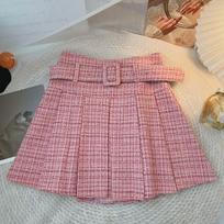 2023 Spring Half Skirt Women's A-line Short Skirt White Half Skirt Wrapped Hip Skirt S