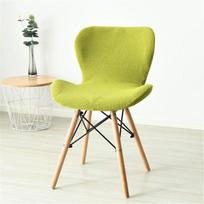 1 vnt. lenktas drugelis kėdės užvalkalas Spandex valgomojo kėdės akcentas kėdės užvalkalas Funda Silla Asiento tamprus plaunamas sėdynės užvalkalas 1 Pc yellow