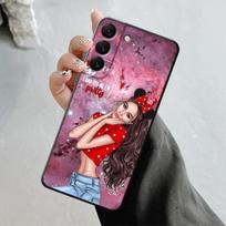 Korpusas, skirtas Samsung Galaxy S23 S22 S21 S20 Fe Ultra S10 S9 S8 Plus Note 20ultra 10plus dėklo dangtelis mamai princesei mergaitei Samsung Note 10 Plus pink