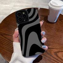 Zebra - Dryžuotas drugelis telefono dėklas, skirtas Iphone 11 13 Pro Max 14 Plus 12 Mini, silikoninis galinis dangtelis, skirtas Iphone Xr Xs Max X 7 8 Plus 6 iphone 6s 6