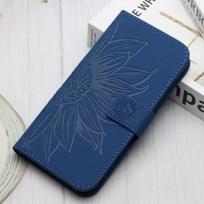 „Galaxi M13 Wallet Flip“ telefono dėklas, skirtas „Funda Samsung Galaxy M13 A13 M23 A23 F23 A23e A23s“ dėklas saulėgrąžų odinis nugaros dangtelis moterims Samsung F23 5G mėlyna