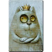 Animacinis Katės PVintage Metalinės Plaketės Skardinės Plaketės Barui Pub Klubui Vyriškam Kambarėliui Sienų Dekoracija Juokingas Plakatas Dekoracija 20x30cm 20x30cm gray